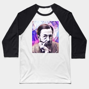 John Addington Symonds Pink Portrait | John Addington Symonds Artwork 8 Baseball T-Shirt